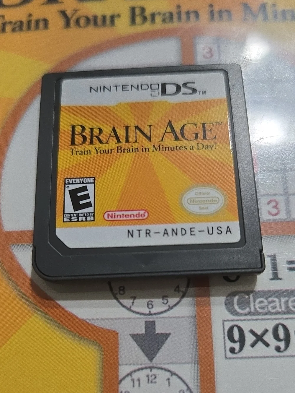 Nintendo DS Brain Age Game: Includes Case And Instruction Booklet